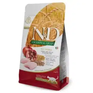 N&D Ancestral Grains Cat Neutered Chicken & Pomegranate