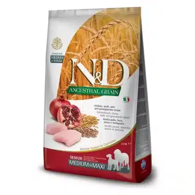 N&D AG Senior Chicken & Pomegranate Medium/Maxi 12kg