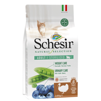 Schesir Dry Natural Selection Sterilized Cat sa curetinom