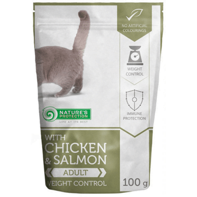Adult Weigt Control ChickenSalmon 100g