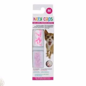 GN-Kitty M Bele i Roze navlake za mačje kandže