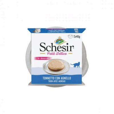 Schesir Cat Mousse Petit Delice tunjevina i jagnjetina 2x40g 80g
