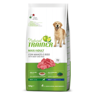Natrual Trainer Maxi Adult Beef and Rice Dog 1