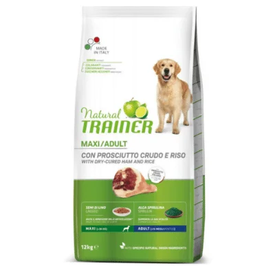Natrual Trainer Maxi Adult Ham and Rice Dog 1