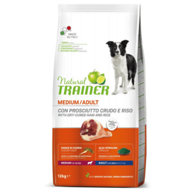 Natrual Trainer Medium Adult Ham and Rice Dog 1