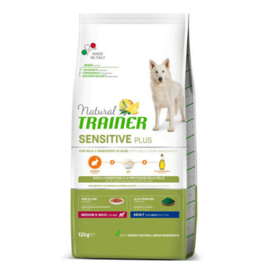 Natrual Trainer Sensitive Medium and Maxi Adult Rabbit Dog 1