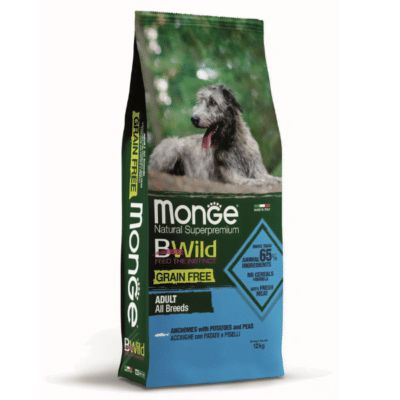 Monge BeWild All Adult Anchovies Potatoes and Peas Dog