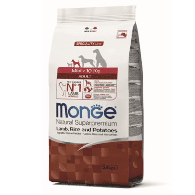Monge Mini Adult Lamb Rice and Potatoes Dog