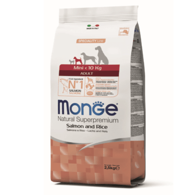 Monge Mini Adult Salmon and Rice Dog