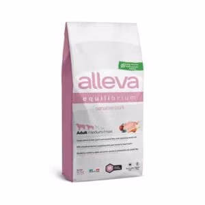 Alleva Equilibrium Dog Adult Sensitive Pork Medium/Maxi 12 kg