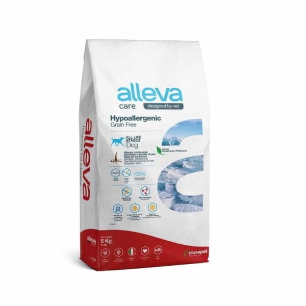 MOCKUP ALLEVA CARE HYPOALLERGENIC GRAINFREE DOG 5KG