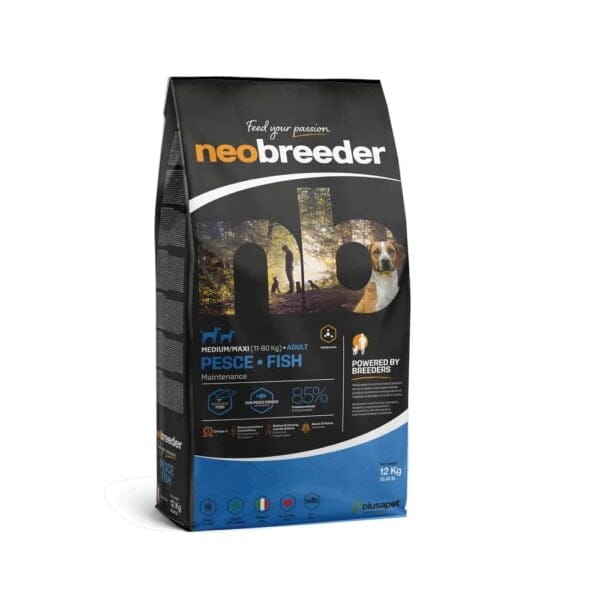 P10246 NEOBREEDER DOG ADULT FISH MEDIUM MAXI 12 KG fronte