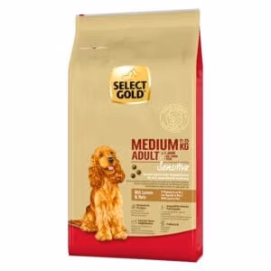 Select Gold Dog Sensitive Medium Adult Jagnjetina & Pirinač
