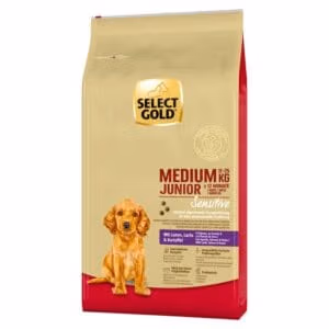 Select Gold Dog Sensitive Medium Junior Jagnjetina, Losos i Krompir 12 kg