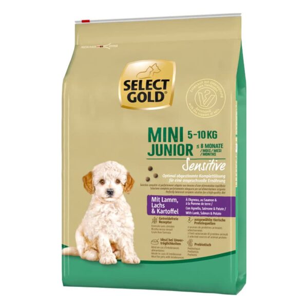 Select Gold Mini Junior Sensitive Jagnjetina Losos I Krompir 4 kg