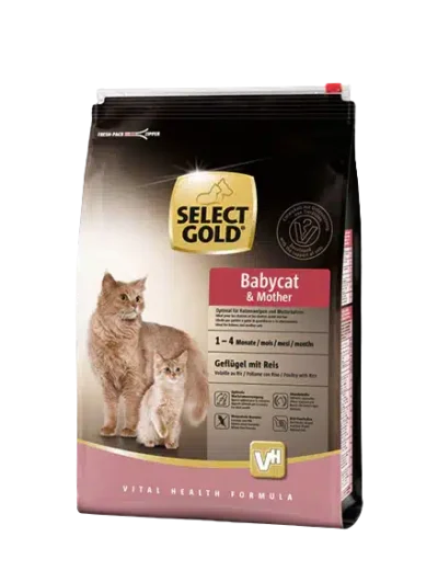 Select gold babycat and mother poultry rice 400g
