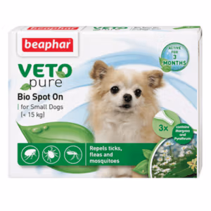 Beaphar Vetopure Bio Spot On Dog S (<15 kg)