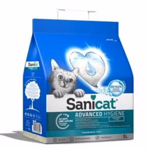 Sanicat Posip Za Mačke Advanced Hygene 5 L