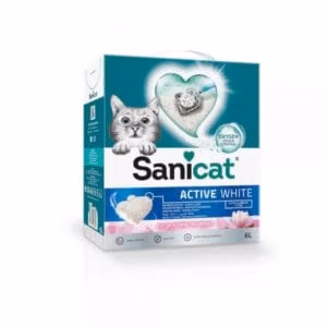 Sanicat Posip Za Mačke Active White Lotus