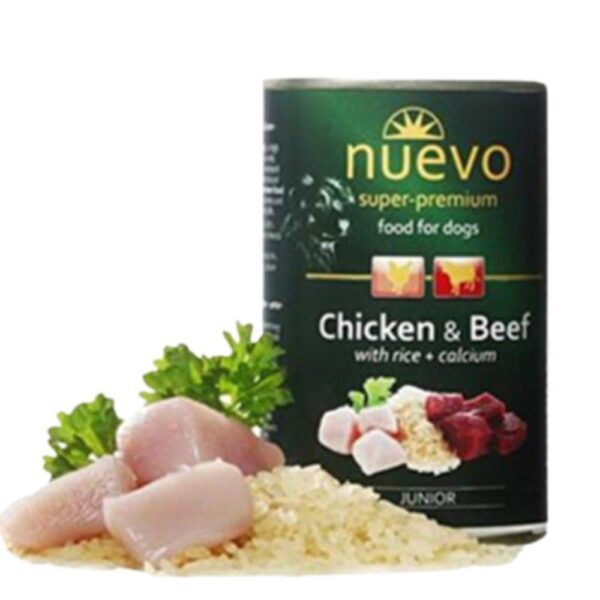 Nuevo Dog Junior Chicken Beef