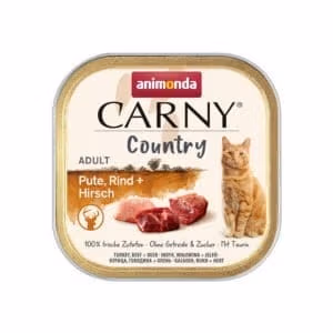 Animonda Carny Country Cat Adult Govedina, Ćuretina i Jelen