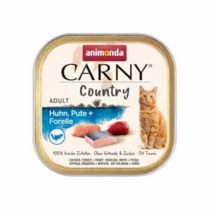 Animonda Carny Country Cat Adult Piletina, Ćuretina i Pastrmka