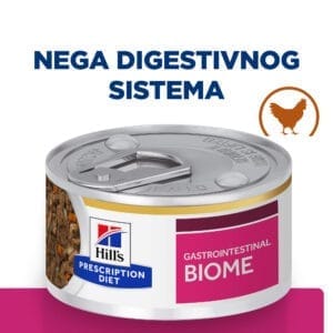 Hill's Prescription Diet Cat Gastrointestinal Biom Stew Piletina i Povrće Konzerva 82g
