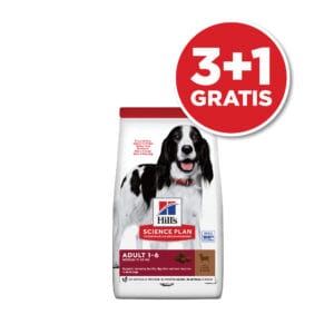Hill's Science Plan Dog Adult Medium Jagnjetina i Pirinač 14kg 3+1 GRATIS