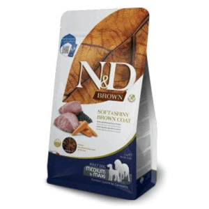 N&D Brown Dog Lamb, Spirulina&Carrot Medium&Maxi 7kg