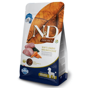 N&D Brown Dog Lamb, Spirulina & Carrot Mini
