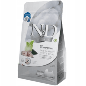 N&D White Dog Sea Bass Spirulina & Fenel Mini 2kg