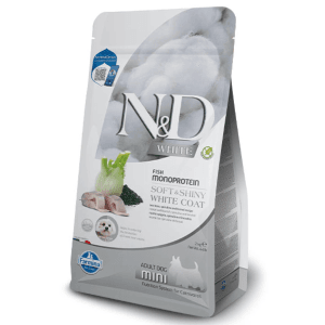 N&D White Dog Sea Bass Spirulina&Fenel Mini 5kg