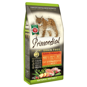 Primordial Exigent Neutered Losos i Prepelice Cat 2kg
