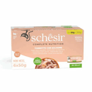 Schesir Hrana za Mačke Multipack Tuna i Losos Jelly u Želeu 6x50g