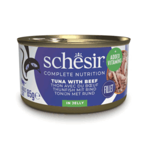 Schesir Hrana za Mačke Tuna i Govedina Complete Nutrition Jelly 85g