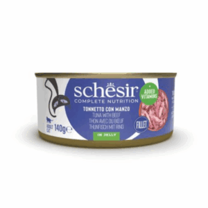 Schesir Hrana za Mačke Tuna i Govedina u Želeu 140g