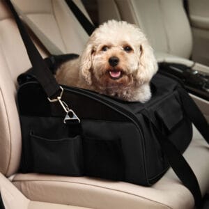 Freedog Torba za Auto Sedište Crna 44x29x34cm