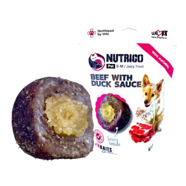 LK Baits Pet Nutrigo Dog Treat Veal & Duck Sauce - S-M - 150g LK8000205