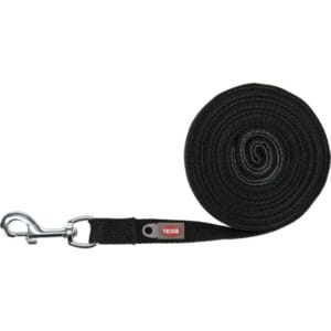 Trixie Pamučni Tkani Povodac 10m / 20mm – Crni