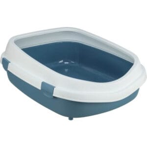Trixie XXL Toalet za Mačke Plavo-Beli 71x56x25cm