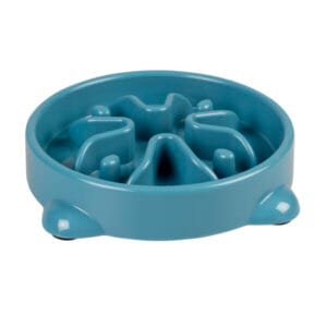 Duvo+ Slow Down Feeder M 700ml, Protiv Činija Za Sporo Hranjenje, Petrol Zelena