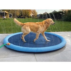 Duvo+ Splash Play Mat, Prskajuća Podloga Za Pse, Plava - Ø150x1.5cm