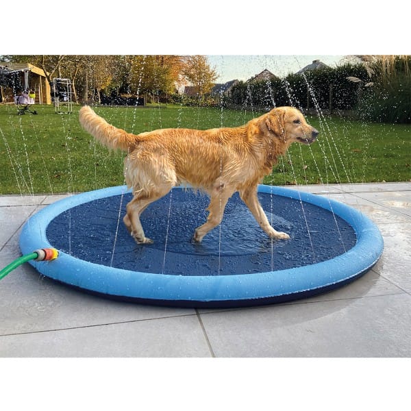 Duvo+ Splash Play Mat, Prskajuća Podloga Za Pse, Plava - Ø150x1.5cm Duvo Splash Play Mat Prskajuca Podloga Za Pse Plava