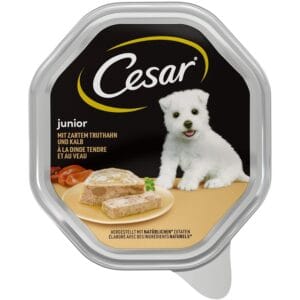Cesar Classics Pašteta za Štence Junior sa Ćuretinom i Teletinom, 150g