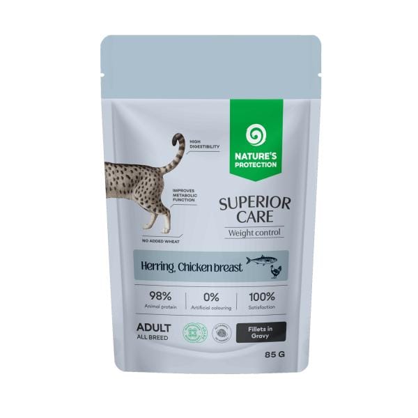 NPSC Adult Weight Control Herring & Chicken Breasts: Savršena formula za vitku liniju vaše mačke NP7071104